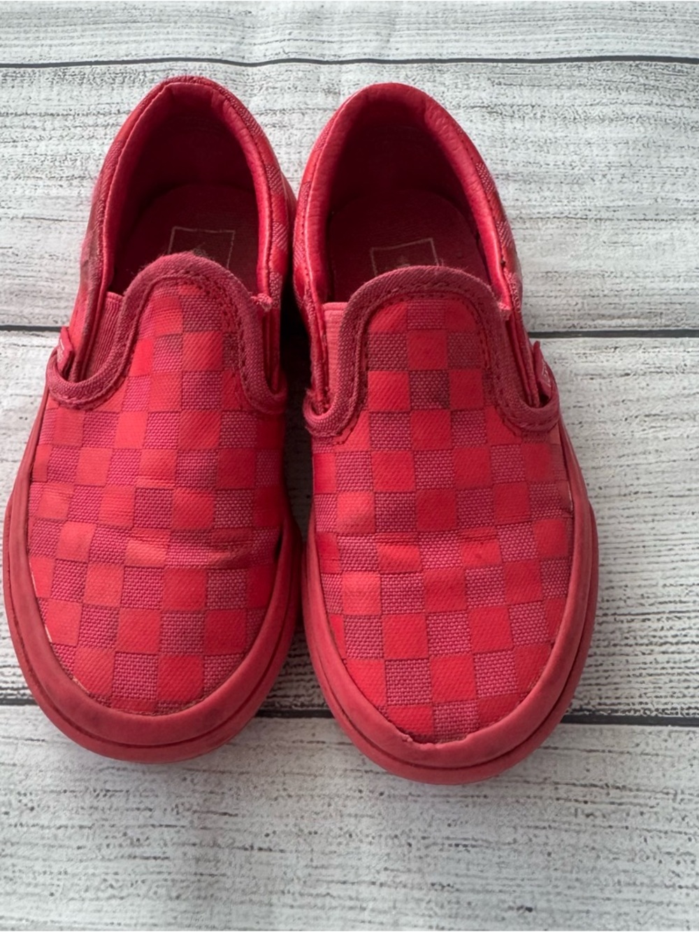 Pink Checkered Vans